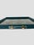 Plastic Custom Peacock Tray Acrylic Handles Teal For Sale - Image 7 of 9