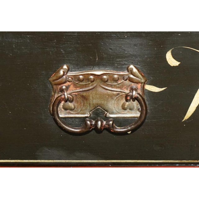 Antique Chest of Drawers with Hand-Painted Nautical Ships, Bristol, United Kingdom, 1892 For Sale - Image 13 of 18