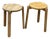 Oak Nomad Designer Stacking Stools from Skagerak, Set of 2 For Sale