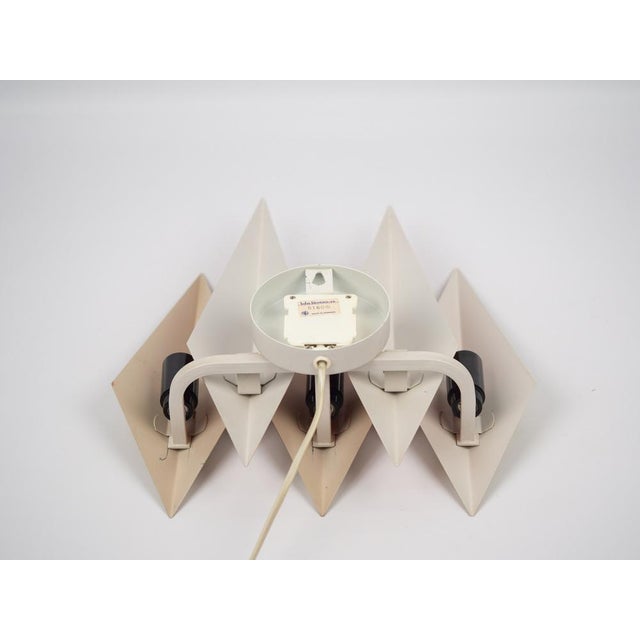 Yellow Vintage Danish Diamond Wall Lamps from Holm Sørensen & Co., 1960s, Set of 2 For Sale - Image 8 of 14