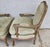 Plush Velvet French Country Fauteuil Armchairs Pair For Sale - Image 10 of 15