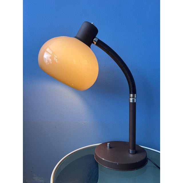 Mid-Century Modern Dutch Mushroom Table Lamp from Herda For Sale - Image 4 of 13