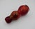 Antique Red Lustre Glazed Art Pottery Collection of Vases and Candle Holder For Sale - Image 4 of 12
