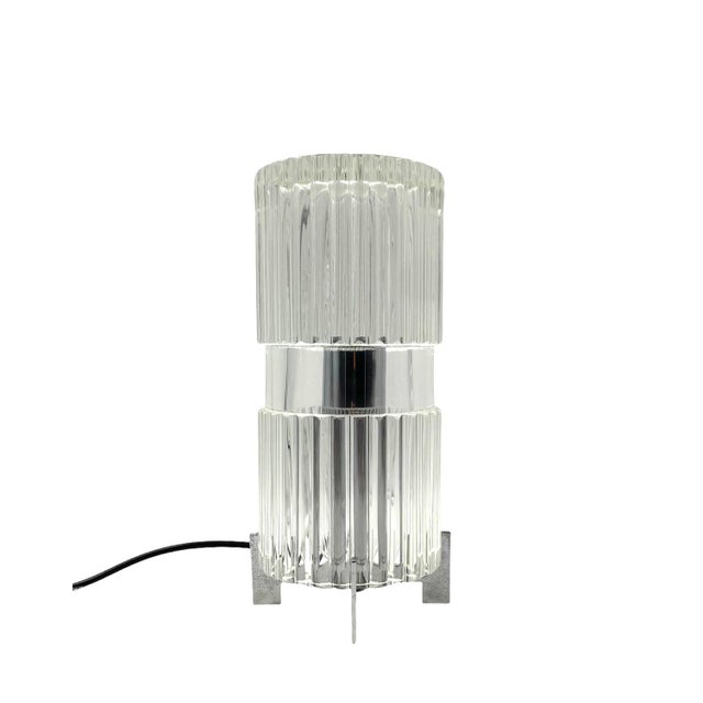Vintage Italian Glass Table Lamp, 1970s For Sale - Image 16 of 16