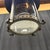 19th Century Antique Cast Iron Gas Lantern Pendant Light, Converted Gas Ceiling Fixture With Glass Shade For Sale - Image 5 of 8