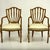Wood Baker Furniture Carved Fruitwood Shieldback Adam Style Chairs, Pair For Sale - Image 7 of 10
