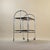 Mid-Century Modern Folding Serving Trolley, Czechoslovakia, 1970s For Sale - Image 3 of 11