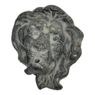 Victorian Renaissance Revival Lion Fountain Outdoor Spout Finial Sculpture British, Circa 1890 For Sale