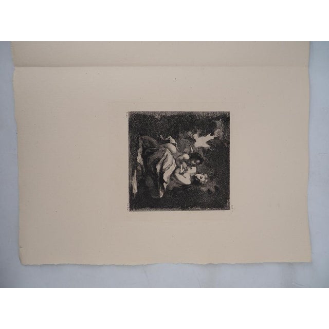 Narcisse Diaz De La Pena, Nymph and Love,1873, Engraving For Sale - Image 6 of 7