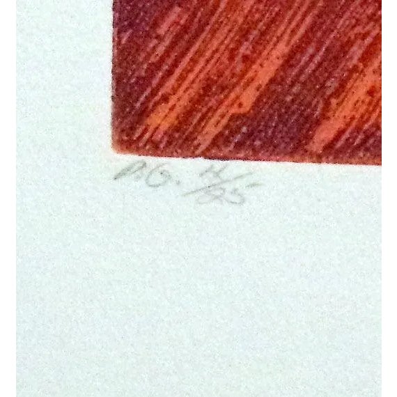 Jane Lee "Kenneth's World" Vintage Etching Hand Signed and Numbered Unframed For Sale - Image 4 of 6