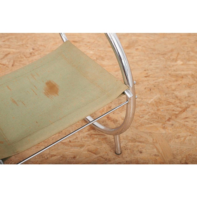 Vintage Bauhaus Steel Tube Cantilever Chair For Sale - Image 4 of 11
