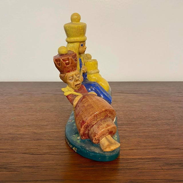 Ceramic Sculpture by Edris Eckhardt Edition of 25 #7 Alice in Wonderland For Sale - Image 11 of 12