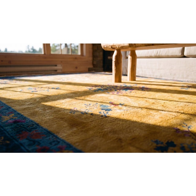 1920s Chinese Art Deco Carpet For Sale - Image 12 of 14