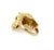 Horse Head Ring Ruby Eyes 18k Yellow Gold Size 5.5 For Sale In Miami - Image 6 of 7
