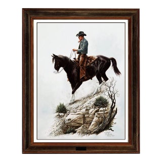 1980s Outside Circle Horse, Chuck De Haan For Sale