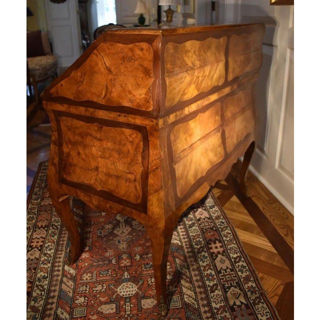 French French Louis XV Burlwood 18th Century Secretaire For Sale - Image 3 of 5