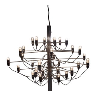 1950s Mid-Century Modern Gino Sarfatti Chandelier For Sale