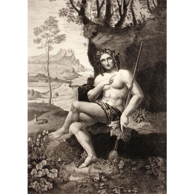 Original antique photogravure etched by P. Teyssonnieres after a painting by Leonardo da Vinci. Publisher: Gebbie & Co.,...