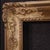 Mid-20th-century Italian frame. Carved, lacquered, and gilded wood of good size and quality. The frame can hold a painting...