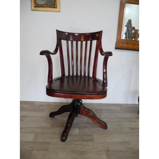 Antique Desk Chair by Adolf Loos for Thonet, 1890s For Sale - Image 6 of 18