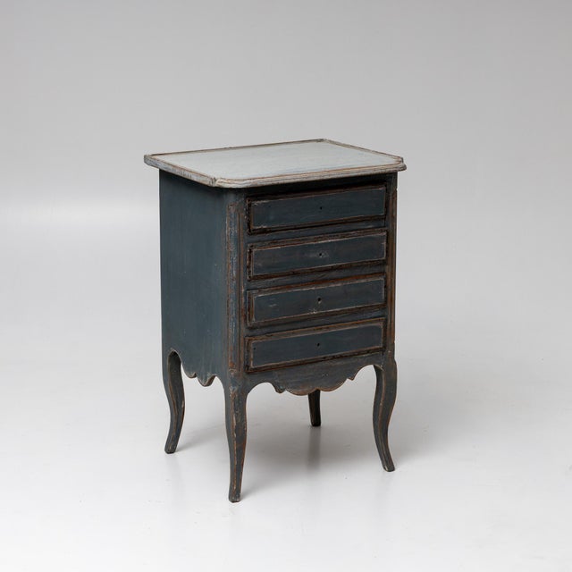 Blue Blue Commode in Pine For Sale - Image 8 of 8