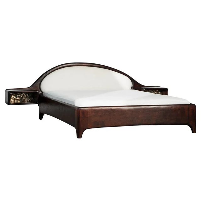 Bed with Nighstand by Tomasz Omachel For Sale - Image 6 of 6