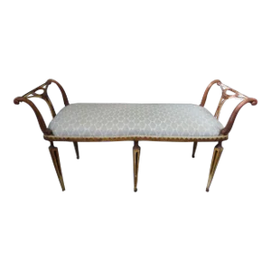 Italian Neoclassical Style Palladio Bench