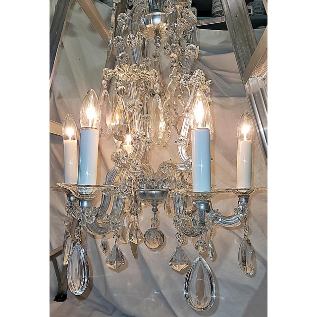 1920s 1920s Maria Theresa Crystal Chandelier For Sale - Image 5 of 17