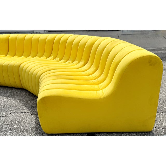 "Chromatic" Sectional Sofa by Kwok Hoi Chan for Steiner, 1970s France/5 PCS For Sale - Image 9 of 15