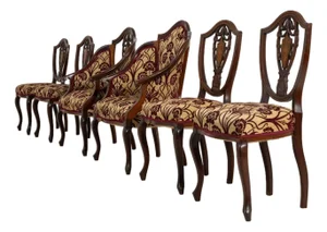 19th Century France Red Wood Dining Chair