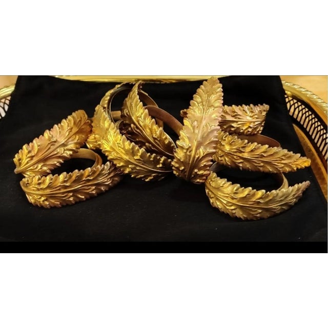 It's The Season For Entertaining . . . Are You Ready? A stunning set of 10 French 19th Century gilt bronze curtain rings....