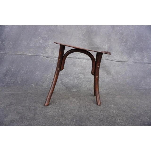 Brown Late 19th Century attributed to Fischel Thonet Shoe Stool For Sale - Image 8 of 8