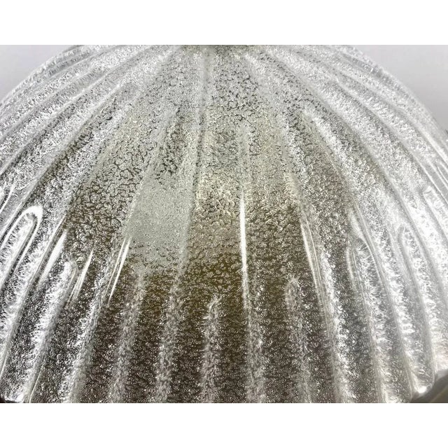 Metal Large Vintage Ceiling Flush Mount by Fisher Leuchten, Germany For Sale - Image 7 of 10