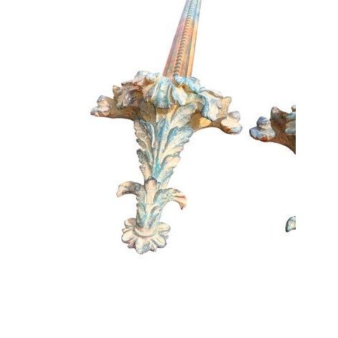 Vintage Neoclassical Acanthus Architectural Wall Ornaments, Pair For Sale - Image 4 of 14
