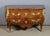 Very large chest of drawers with two drawers without crosspieces in diamond marquetry and gilded bronzes. This piece of...
