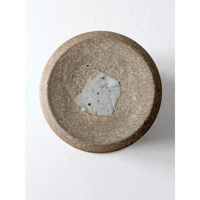 Late 20th Century Vintage Studio Pottery Cachepot For Sale - Image 5 of 9