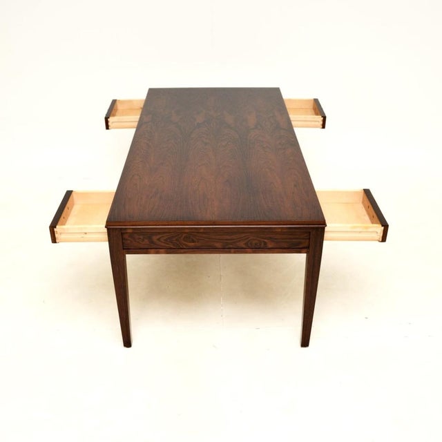 Wood Vintage Danish Coffee Table attributed to Fritz Henningsen, 1960s For Sale - Image 7 of 13
