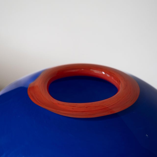 Glass Swedish Vases by Martti Rytkonen for Kosta Boda, 1980s, Set of 2 For Sale - Image 7 of 10