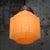 1920s French Art Deco Yellow Reeded Clichy Glass Pendant Lamp For Sale - Image 5 of 6