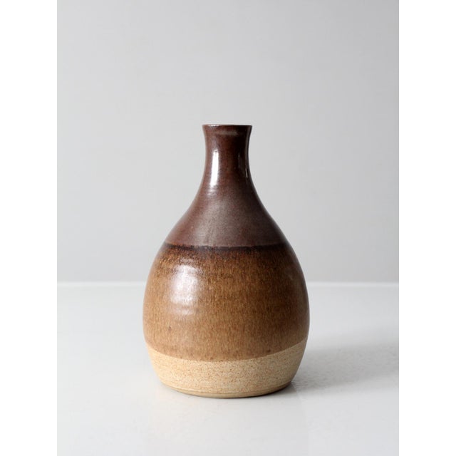 Vintage Studio Pottery Decanter Vase For Sale - Image 10 of 10