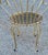 Vintage 1960s Gold Metal Vanity Chair For Sale In Boston - Image 6 of 7