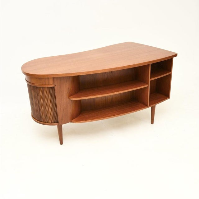 Wood Vintage Danish Teak Desk, 1960s For Sale - Image 7 of 13