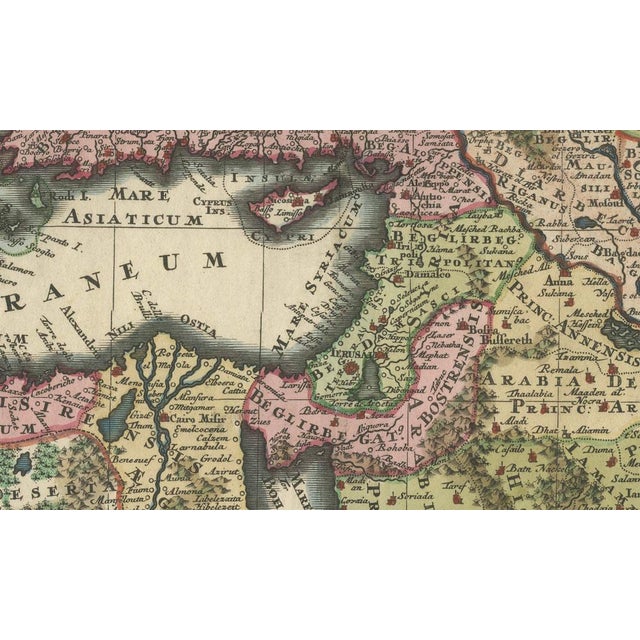 Antique Map of the Ottoman Empire from Matthäus Seutter, 1740 For Sale - Image 9 of 12
