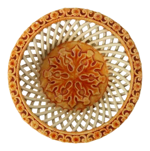 Antique Palissy Ware Earthenware Pin Dish