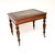 19th Century Antique Victorian Leather Top Writing Table, 1880s For Sale - Image 5 of 11