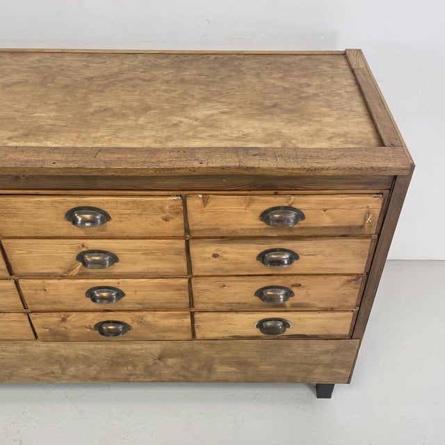 16 Drawer Shop Counter, 1930s For Sale - Image 6 of 11