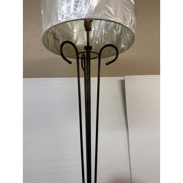 Iron Scroll Floor Lamp For Sale - Image 11 of 12