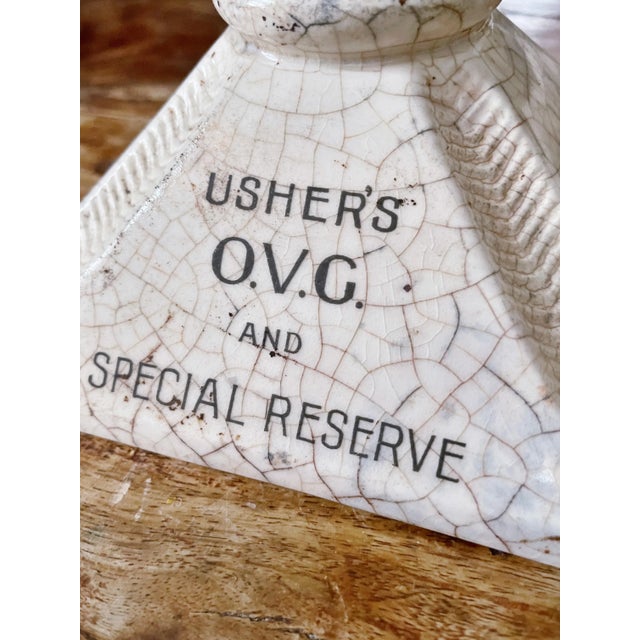 Cream Late 19th Century Antique Scotch Whiskies Advertising Match Striker For Sale - Image 8 of 8