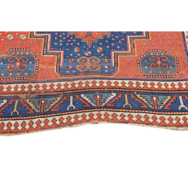 Antique Kazak Rug 5'8'' x 7'9'' For Sale - Image 10 of 12