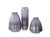 2020s Cool Ice Blue Ribbed Vessel- Tall For Sale - Image 5 of 9
